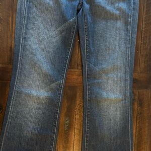7 For All Mankind Dark Blue Boot Cut Jeans
